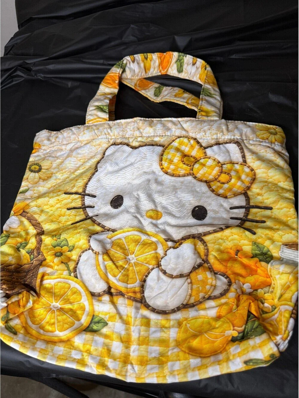 Cute Character Lemon Yellow Tote